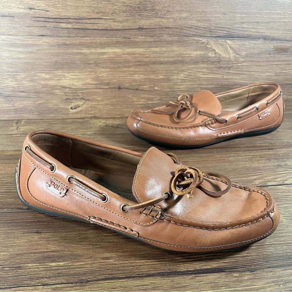 POLO Ralph Lauren ‘Roberts’ Leather Loafers Men’s‎ Size 10.5 Shoes
